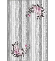 Eliana Home Baskılı, Yıkanabilir Kaymaz Taban Salon Halısı LNA1117 100x150 cm (Bej)