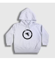 Presmono Unisex Çocuk Beyaz Bird Katatonia Kapüşonlu Sweatshirt 89401tt (Beyaz)