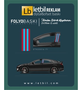 Araba Etiketleri, Tuning Kaplama, Direk Folyosu - TS