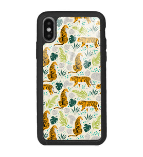 iPhone Xs Max Kaplan Art Tasarımlı Glossy Telefon Kılıfı