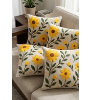 4lü Kırlent Kılıfı, Dijital Baskılı Çift Taraflı Kırlent Kılıfı 45x45cm