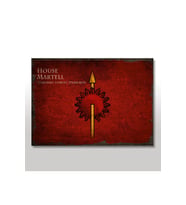 50cmX70cm Ahşap Tablo House Martell Görseli