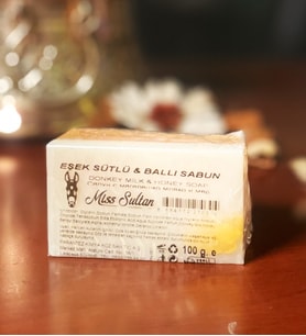 Doğal Kabak Lifli Eşek Sütlü Ballı Sabun - 100 gr