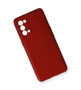 Newface Oppo Reno 5 Pro Kılıf First Silikon - Bordo