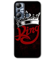 İnfinix Hot 20i Kılıf HD Desen Baskılı Kılıf - King