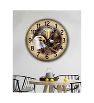 bilge Tasarım retro Duvar Saati 40 x 40 CM (Karışık)