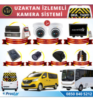 Profesyonel Servis Araç Kamera Seti 4 Kameralı Kayıtlı 1 Tb Harddiskli Tak Kullan Set