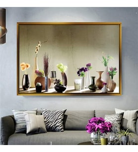 Altın Çerçeveli dekoratif tablo a151 (Gold)