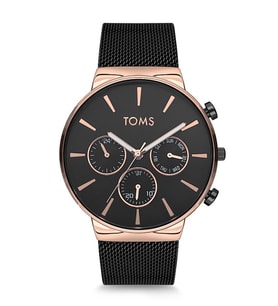 Toms Siyah Hasır Kordon Erkek Kol Saati TM1697C-1053-R TM1697C-1053-R
