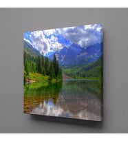 DOĞA YANSIMALARI KANVAS TABLO 50x50cm (Karışık)