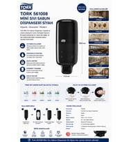 Tork 561008 Mini Sıvı Sabun Dispanseri Siyah