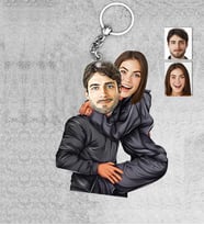 Kişiye Özel Sevgili Ahşap Anahtarlık-39