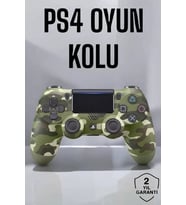 PS4 Oyun Kolu Kamuflaj Desenli Joystick