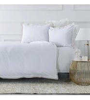 Karaca Home White Colllection Victorie Bej Çift Kişilik Pikolu Percale Nevresim 