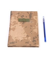 Jandarma Kamuflaj Kaplı Sert Kapak Kareli Defter