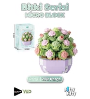 Panlos Micro Block Serisi 1251 Çiçek Buketi 270 Parça Oyuncak Yapım Seti FFP-1251