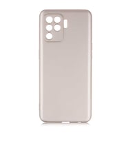 Oppo Reno 5 Lite Uyumlu Kılıf Zore Premier Silikon Kapak (Gold)