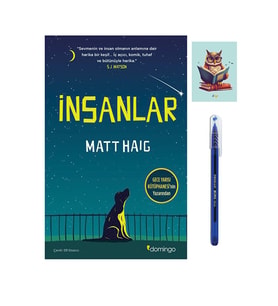 İnsanlar 9786051982199- Domingo - Matt Haig (TÜKENMEZ KALEM VE NOT DEFTERLİ) (Renksiz)