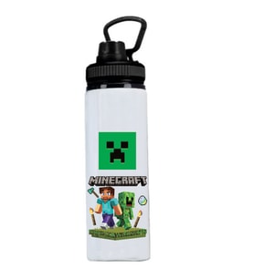 Minecrafttt Baskılı Metal Suluk 800ml.