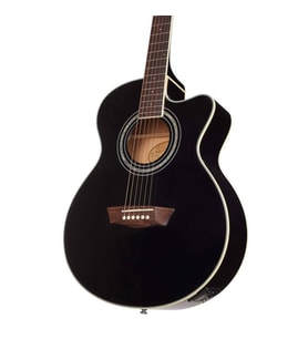 Washburn EA12B Mini Jumbo Elektro Akustik Gitar