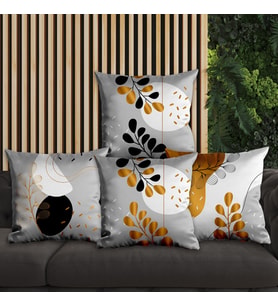 eJOYA Çiçek Tasarımlı 4'lü Yastık İçi Ve Kırlent Kılıfı 45cm 113833