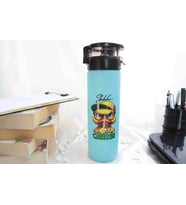 Sessiz Ol Civciv Temalı - Baskılı Cam Suluk & Termos - 550 ml