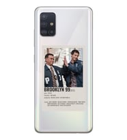 Samsung Galaxy A71 Uyumlu Brooklyn 99 Tasarımlı Şeffaf Telefon Kılıfı