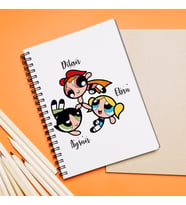 Power Puff Girls Tasarımlı Defter Kişiye Özel