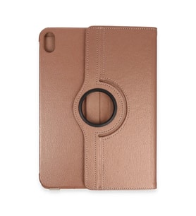 Apple iPad 2025 10.9 10.Nesil (A16) Kılıf 360 Tablet Deri Kılıf - Rose Gold
