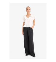 Defacto Carrot Fit Çift Cepli Yüksek Bel Geniş Paça Siyah Kadın Pantolon E6331AX/BK27