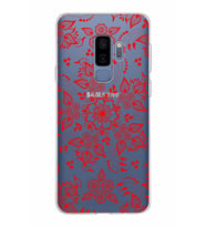 Samsung Galaxy S9 Plus Kapak Nostalji Desen Tasarımlı Şeffaf Silikon Kılıf