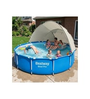 Bestway® Steel Pro Yer Üstü Gölgelikli Prefabrik Havuz Seti 366x76 cm 56706 BW603