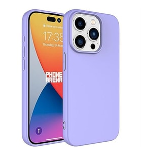 Coverzone Apple iPhone 15 Pro Max ?le Uyumlu K?l?f Z-Mara Lansman Vieri Tam Koruma Arka Kapak Kamera Koruma �?k?nt?l? P�r�zs�z Y�zey Lila