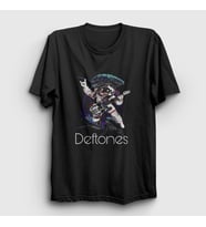 Presmono Unisex Siyah Astronaut Deftones T-Shirt 138338tt