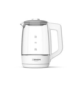 Xenon Smart Akıllı Cam Kettle 1.7 lt Wi-Fi 2200 W App Kontrol Sesli Asistan Desteği Cam Su Isıtıcı X7103 (Beyaz)