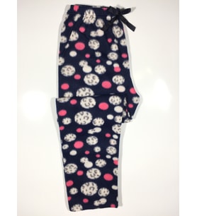 Cepsiz Kışlık Polar Kadın Pijama Altı Tek Alt je18 (Lacivert)