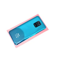 Tkgz Xiaomi Redmi NOTE 9S Arka Kapak Batarya Kapağı (Cam Kamera Camı) Mavi