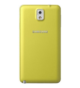 Galaxy Note 3 N9000 ile Uyumlu Arka Kapak Sarı