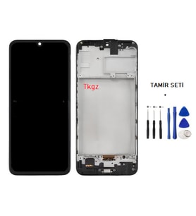 Samsung Galaxy M21 - SM-M215 Uyumlu Lcd Ekran Dokunmatik Servis ÇITALI + TAMİR SETİ