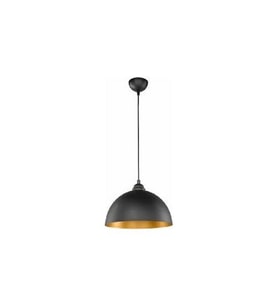RİOLİGHT RETRO,RUSTİK MUTFAK,ODA,CAFELER İÇİN SİYAH TEKLİ METAL SARKIT AVİZE ÇAP:30CM