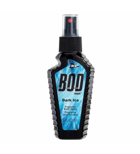 Bodman Dark Ice Erkek Vücut Spreyi – Ferah ve Maskülen Koku, 100 mL (Siyah)