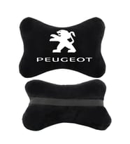 Peugeot Siyah Ortopedik Oto Boyun Yastığı Koltuk Yastığı Boyun Yastığı Papyon Yastık 2 Adet