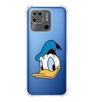 Redmi 10c  Köşe Korumalı Antişok Kapak Donald Duck Tasarımlı Şeffaf  Kılıf