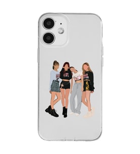Iphone 12 Uyumlu Blackpink Tasarımlı Şeffaf Telefon Kılıfı