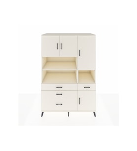 Kronos Dolap 9 Raflı 4 Çekmeceli 4 Kapaklı 132x59x195 Aytaşı-Aytaşı/Aytaşı