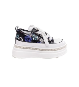 Yüksek Taban Kadın Sneaker (Siyah)