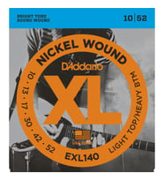Daddario Exl140 Elektro Gitar Tel Seti, Xl, 10-52, Light Top / Heavy Bottom