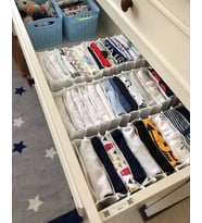 8 Bölmeli Dolap ve Çekmece Içi Düzenleyici Akordiyon Organizer L-00517 (6 Adet)