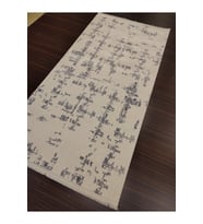 HALIMARKA ZİYNET 0206 KREM MAVİ MODERN HALI YOLLUK 100X200 CM