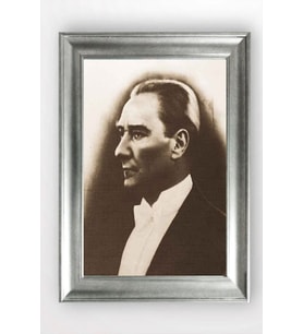 Gümüş Çerçeveli Atatürk Tablo a682
